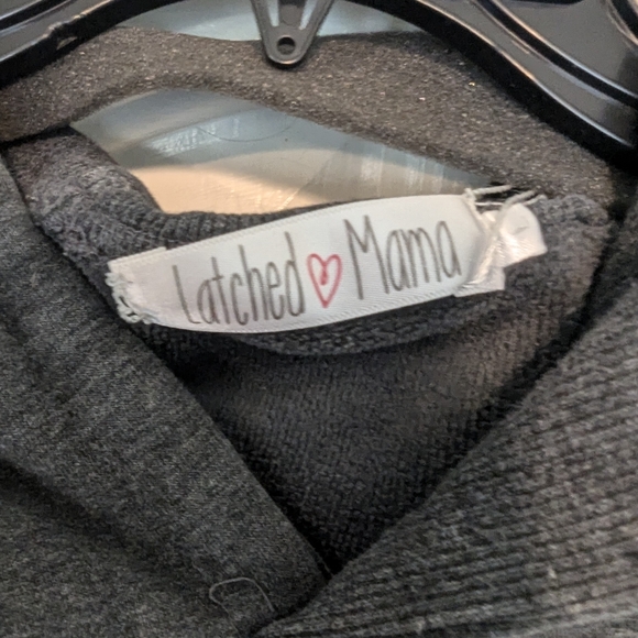 Latched Mama Breastfeeding Heavy Hoodie - Picture 2 of 4